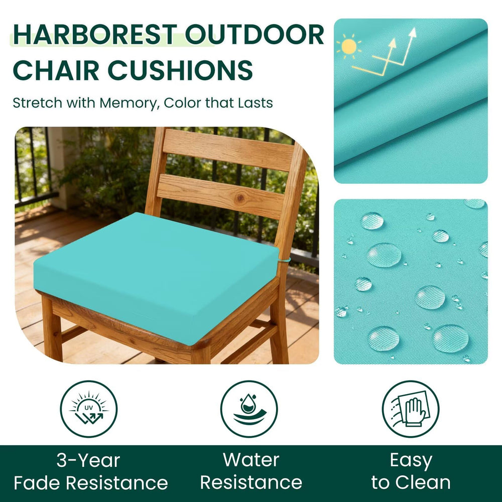 HARBOREST close-up of polyester cover texture showing water-resistant fabric benefit