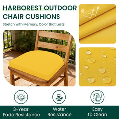 HARBOREST fabric texture close-up showing water-resistant polyester weave and durable finish