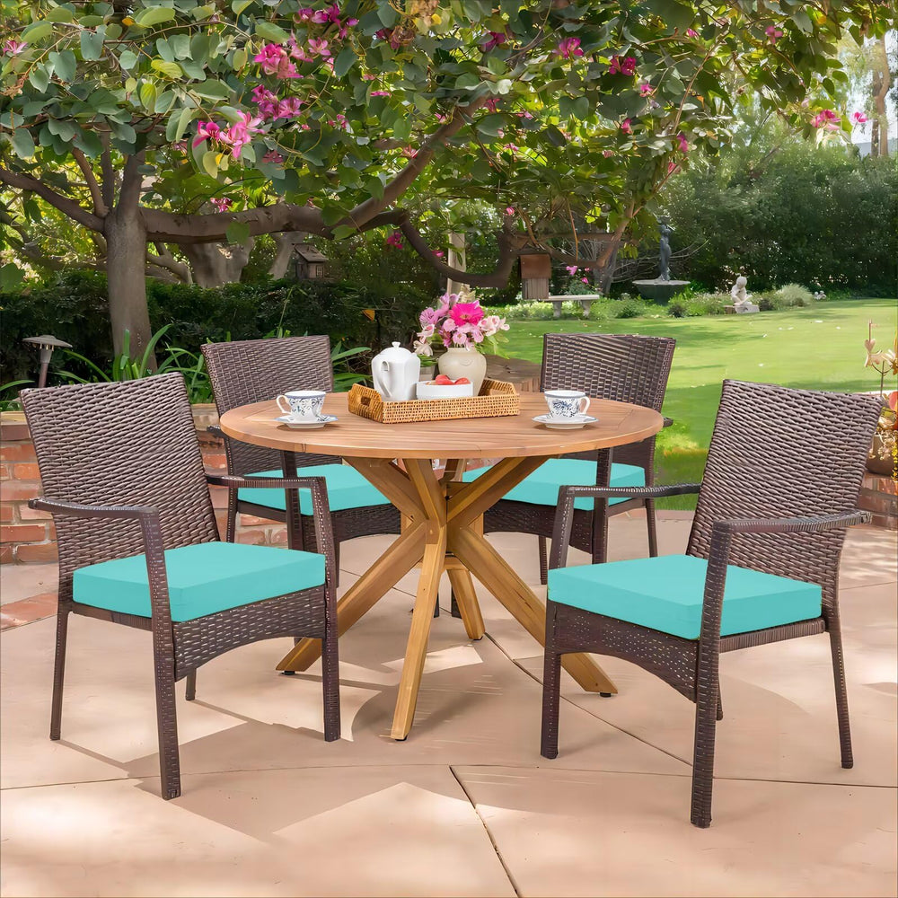 HARBOREST cushions arranged in backyard setting showing style and outdoor refresh