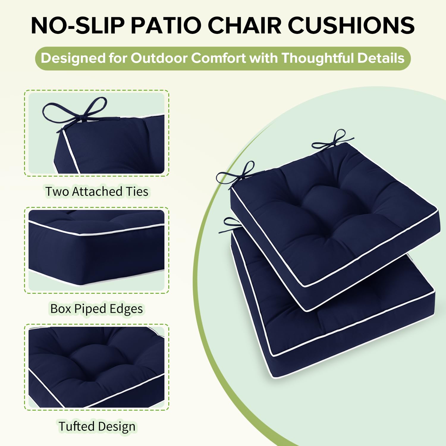 HARBOREST pair arranged on a patio table set creating coordinated seating appeal