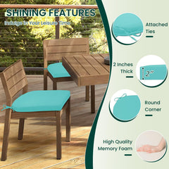 HARBOREST side profile showing 2-inch foam thickness for supportive seating