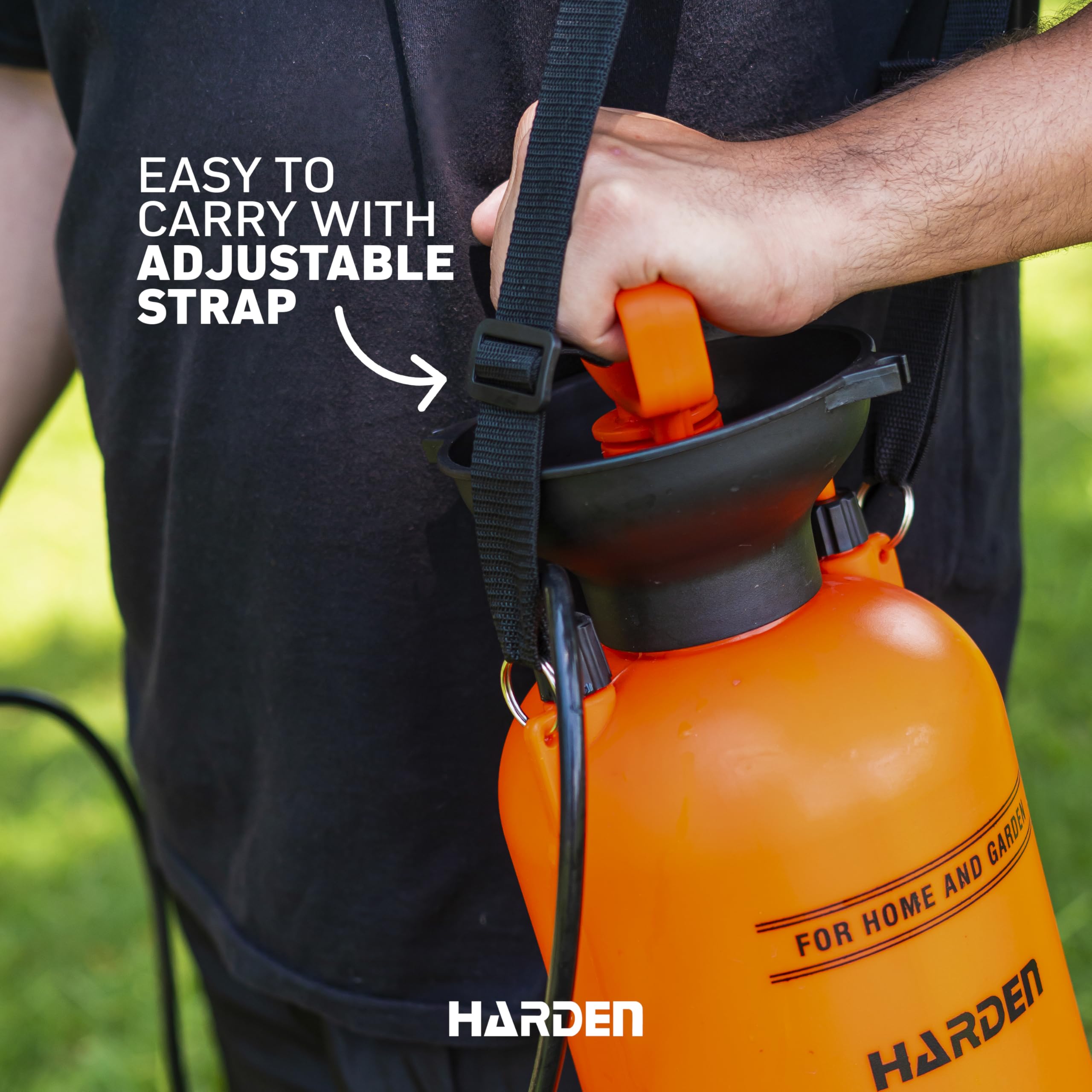 Harden brass nozzle close-up highlighting corrosion resistance and adjustable spray patterns