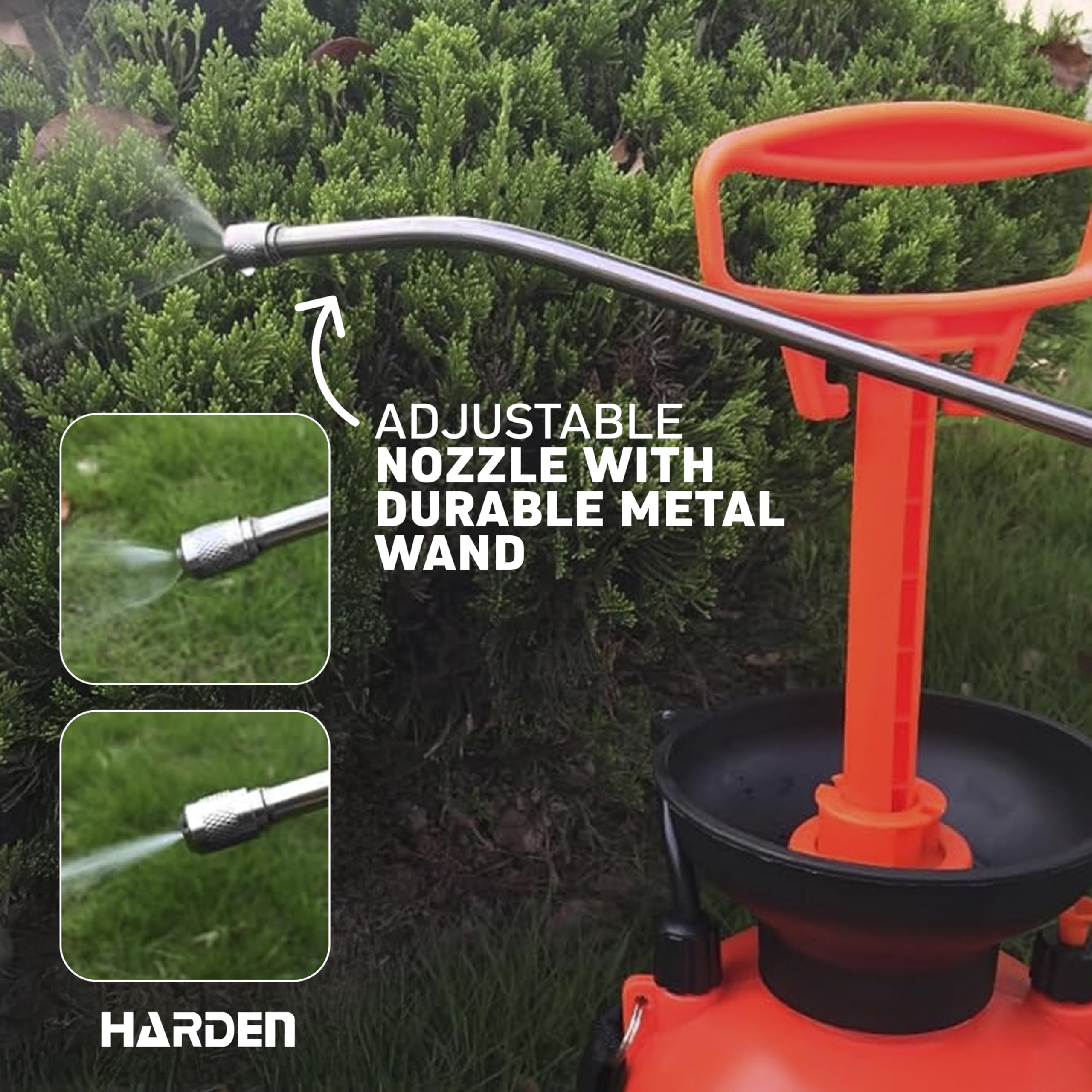 Harden capacity scale and wide-mouth opening for easy refills and accurate mixing