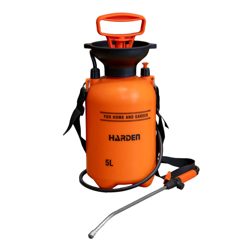 Harden front view of 1 gallon pump sprayer showing durable tank and pump for reliable coverage