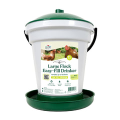 Harris Farms front view of 6.25 gallon drinker showing sturdy build and capacity