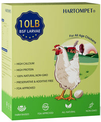 HARTOMPET front packaging showing 10 lb bag and product use benefits