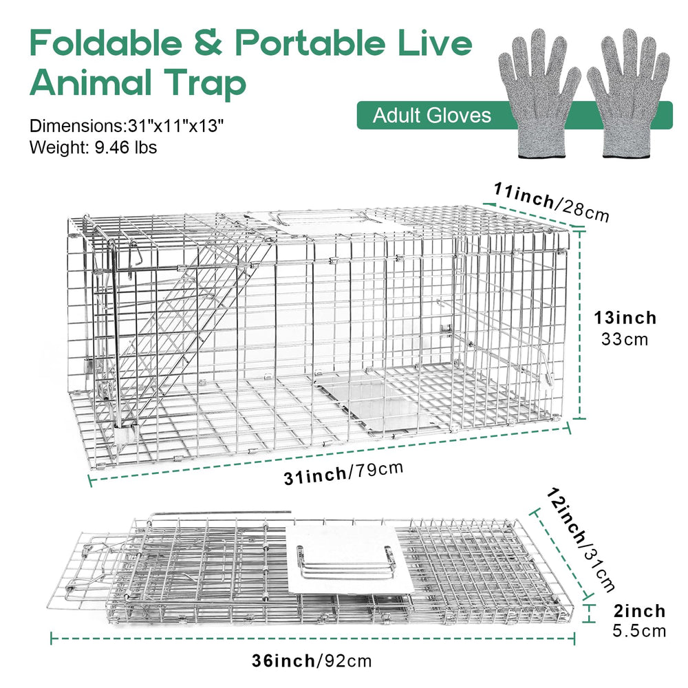 HARVANCO folded trap profile demonstrating compact storage and portability benefit