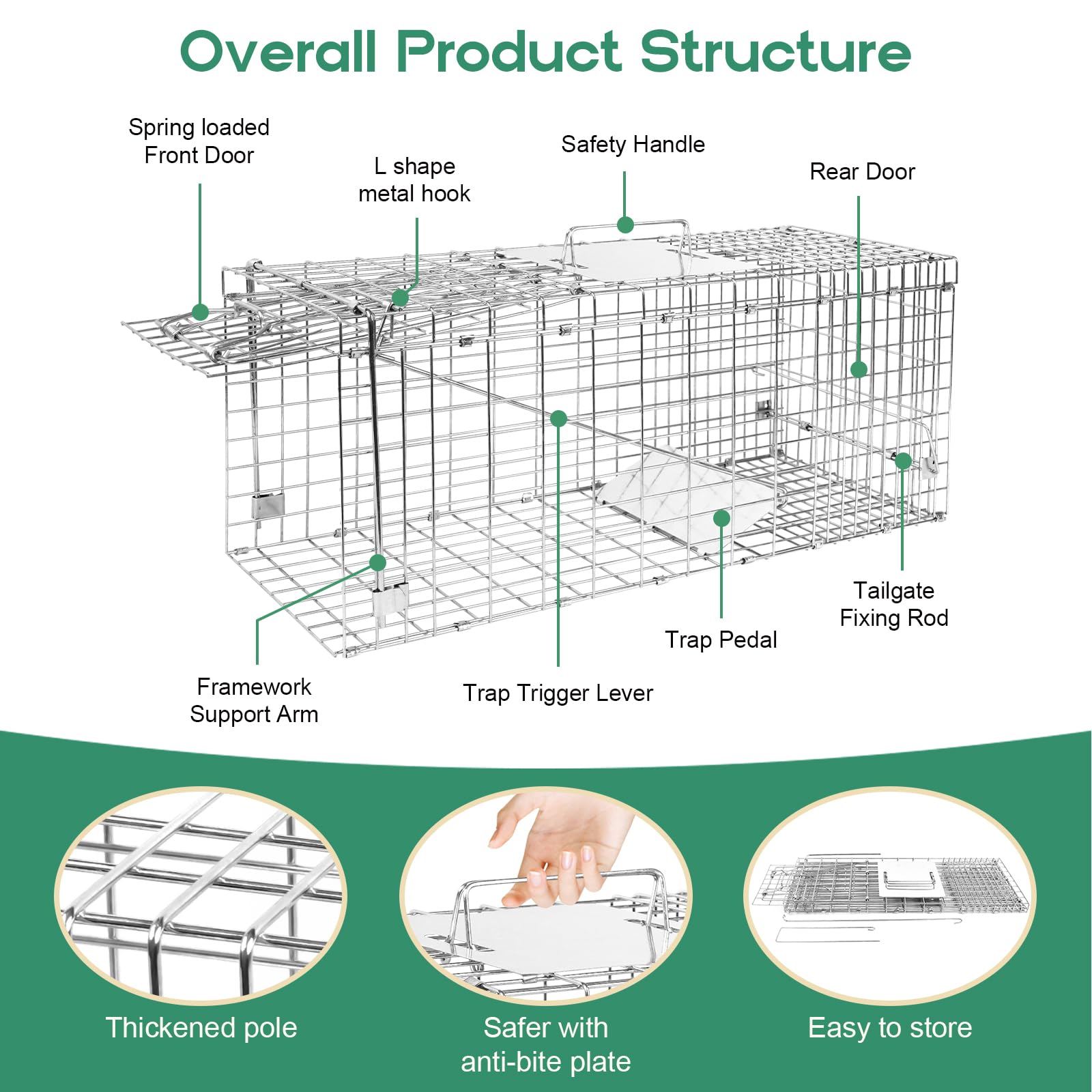 HARVANCO trap placed in backyard with bait showing discreet, effective placement benefit