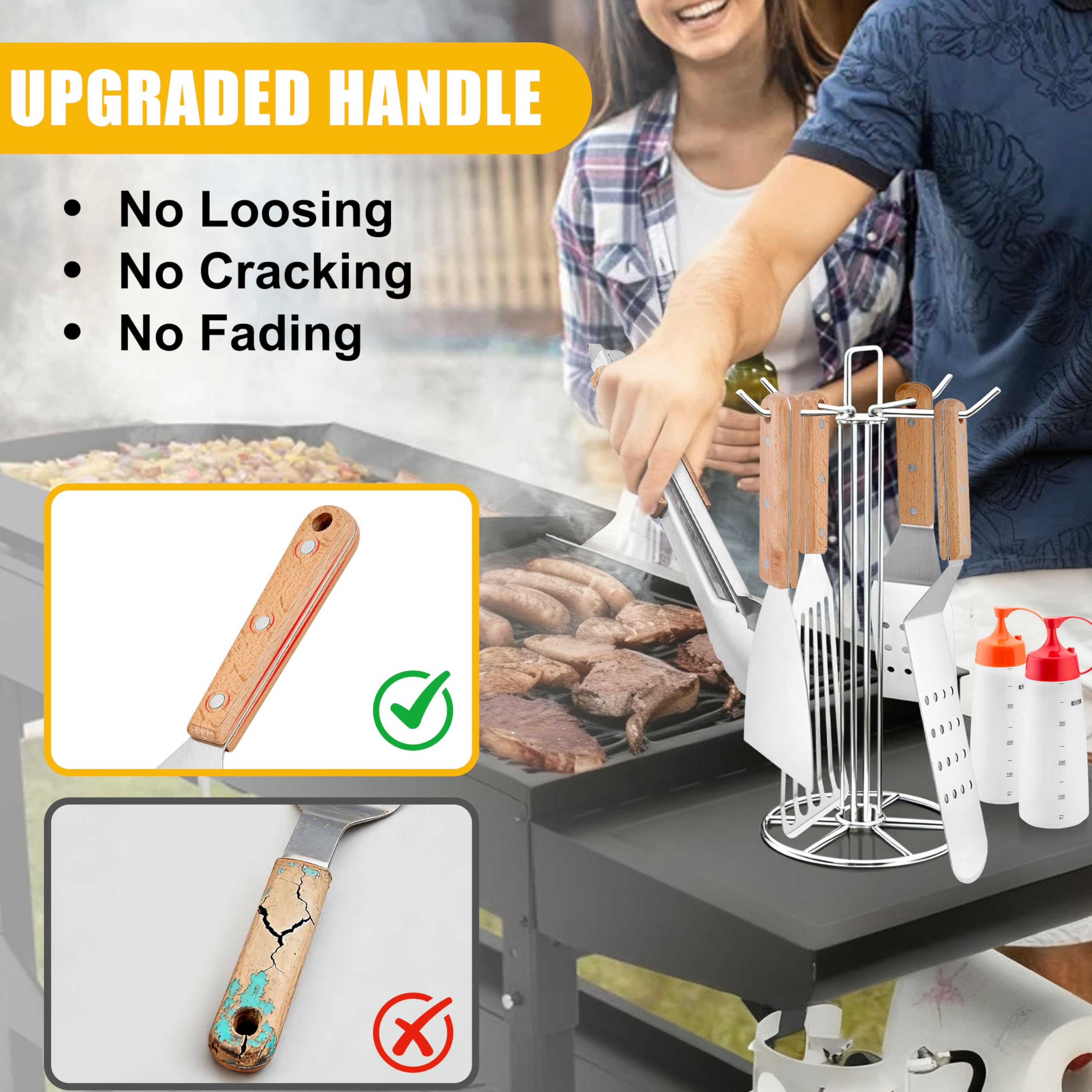 HaSteeL slanted chopper and bench scraper detail for fast chopping and cleaning