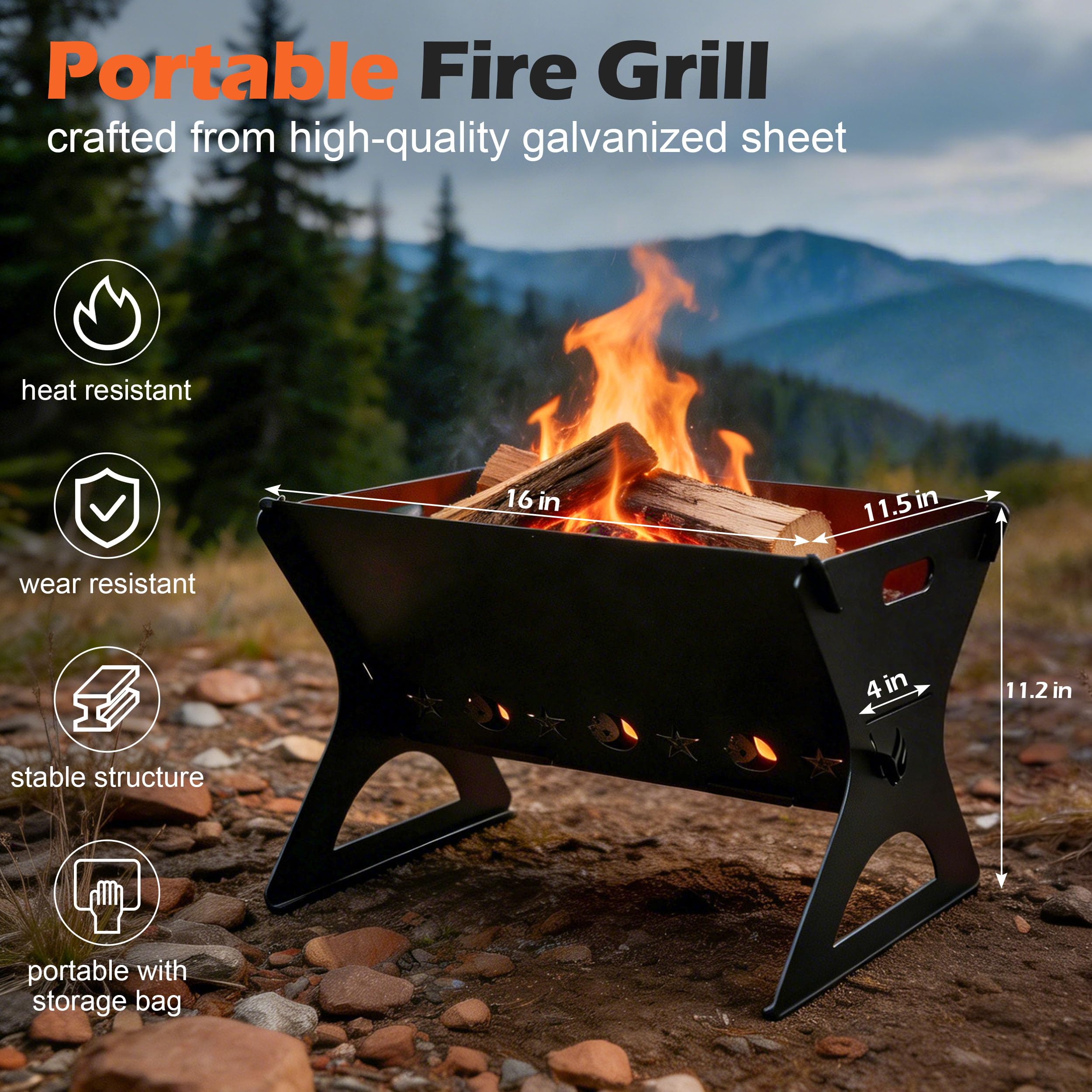 HaSteeL folded grill inside carry bag for easy transport and neat storage