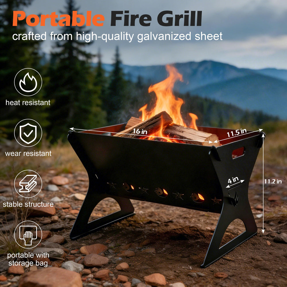 HaSteeL folded grill inside carry bag for easy transport and neat storage