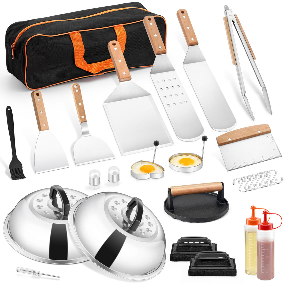 HaSteeL front packaging showing complete 20-piece kit and portability benefits