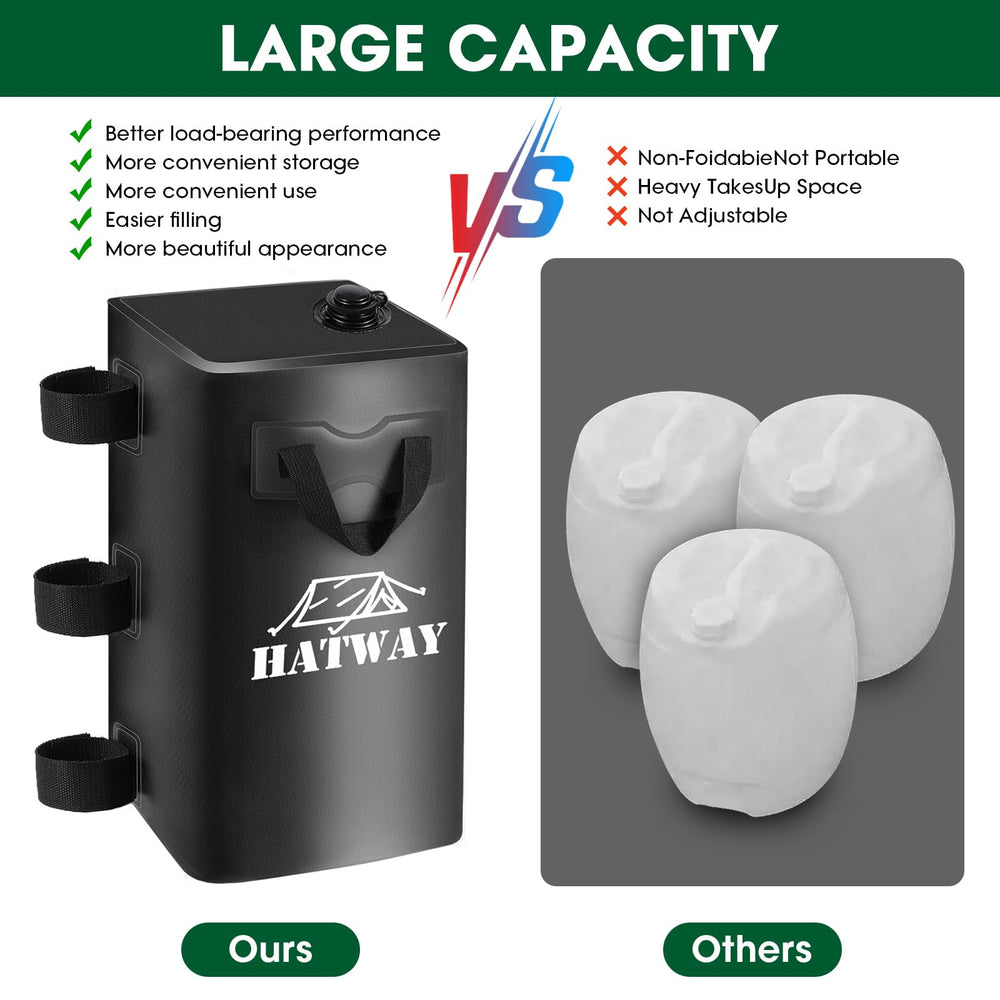 Hatway filling nozzle in use for fast easy water-based setup