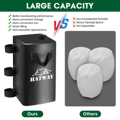 Hatway filling nozzle in use for fast easy water-based setup