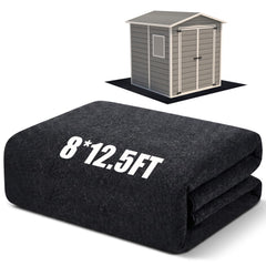 Haull front view full-size mat protecting shed floor and reducing moisture