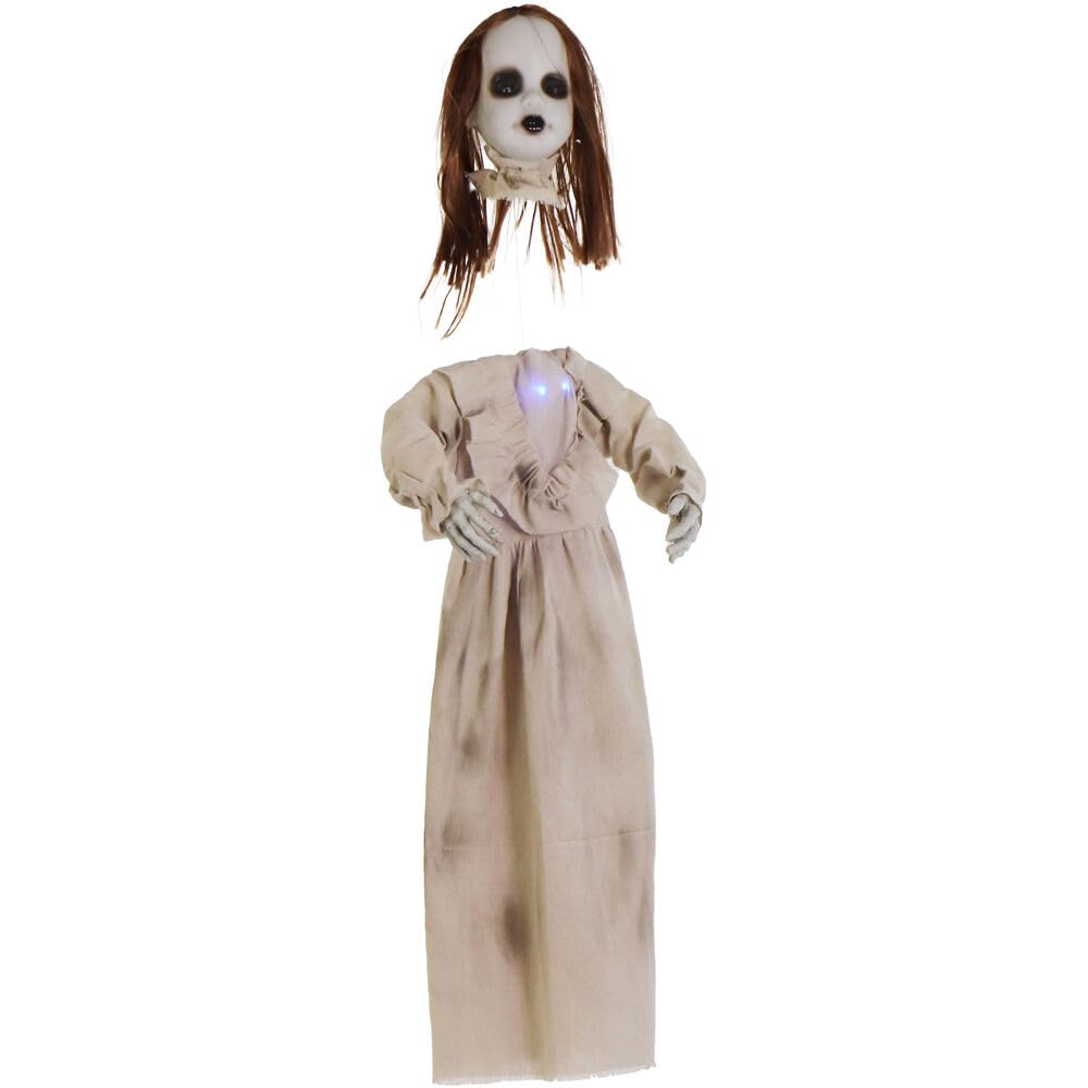 Haunted Hill Farm front view of floating zombie girl showing eerie presence