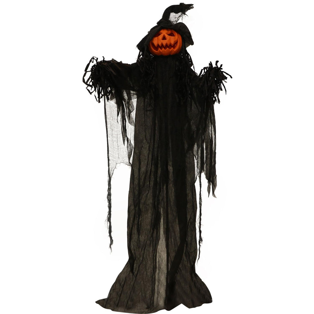 Haunted Hill Farm Gourdy front view showing spooky pose and immediate curb appeal