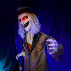 Haunted Hill Farm Jebediah arm motion close-up demonstrating realistic movement