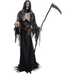 Haunted Hill Farm Khronos front profile showing full 7-ft scare presence and impact