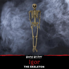 Haunted Hill Farm poseable arms detail demonstrating flexible display options