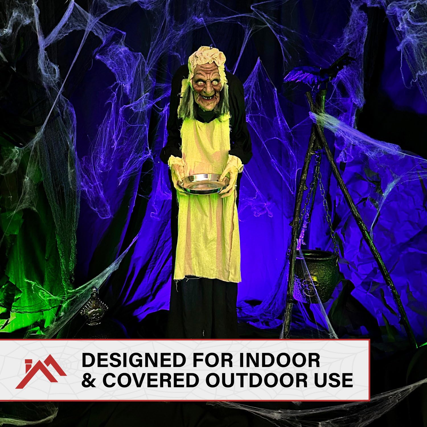 Haunted Hill Farm Ruby hanging loop display illustrating versatile mounting options