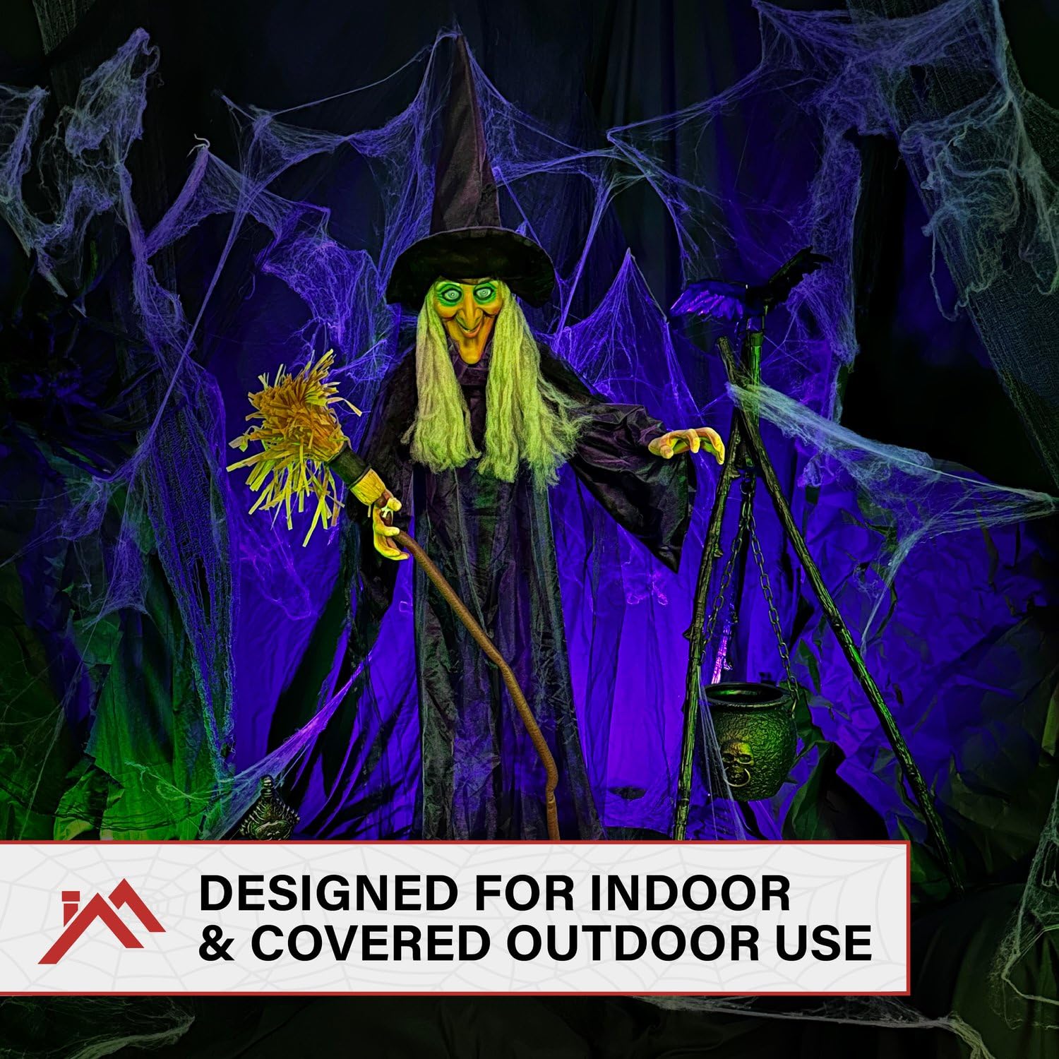 Haunted Hill Farm Sinthia mounted on stand for stable indoor display