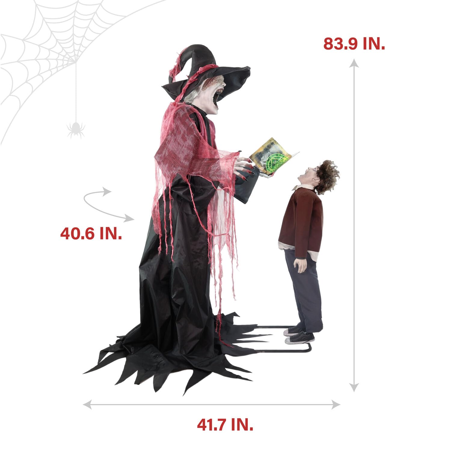 Haunted Hill Farm fog output around figure creating atmosphere and depth for haunt scenes