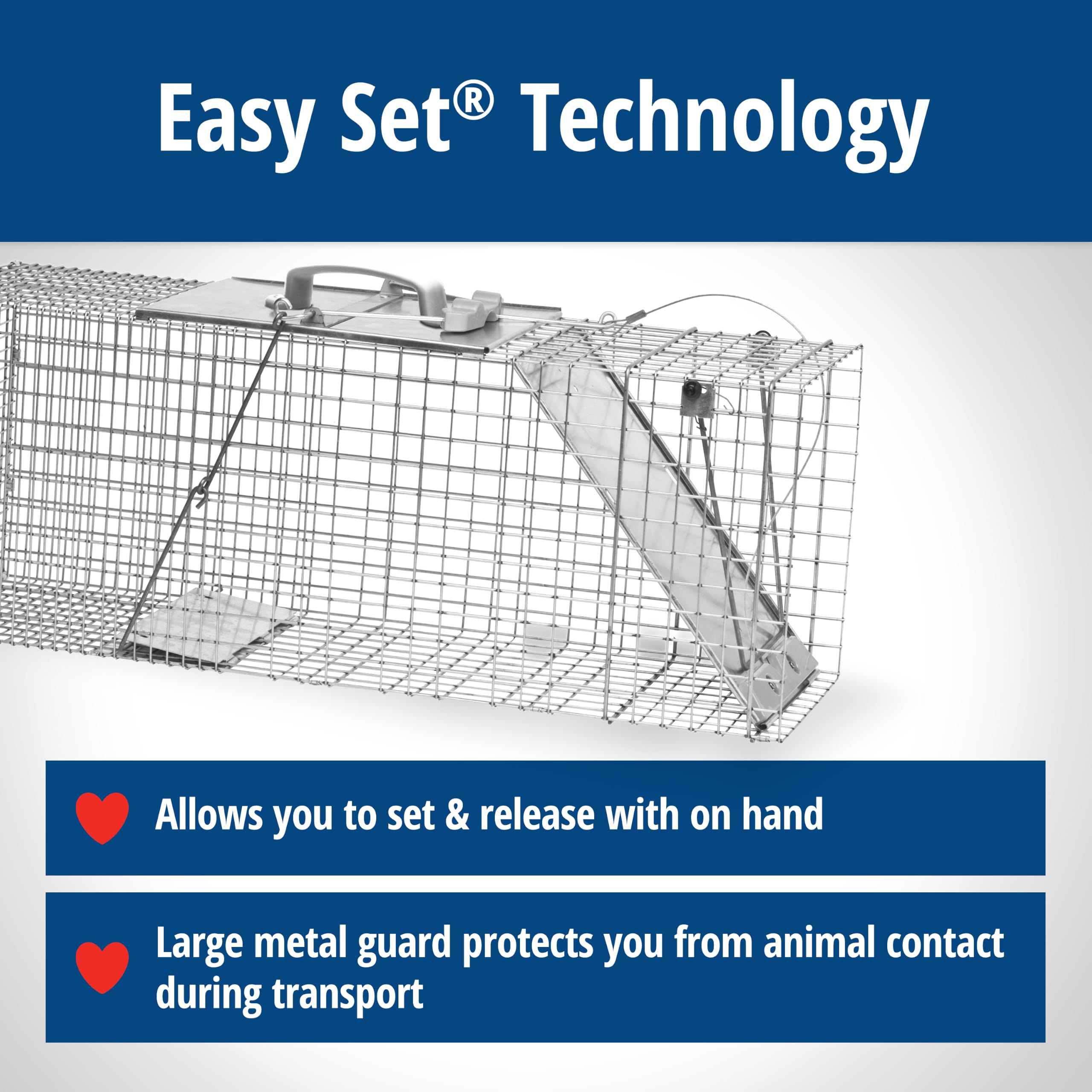 HAVAHART handle guard and grip image highlighting safe transport and user protection