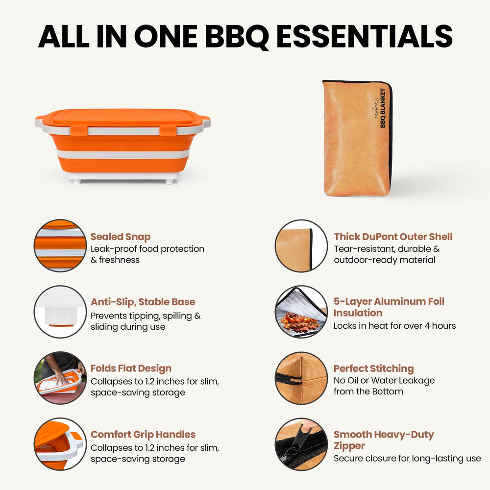 Havenity tub in use at a grill station for easy outdoor prep