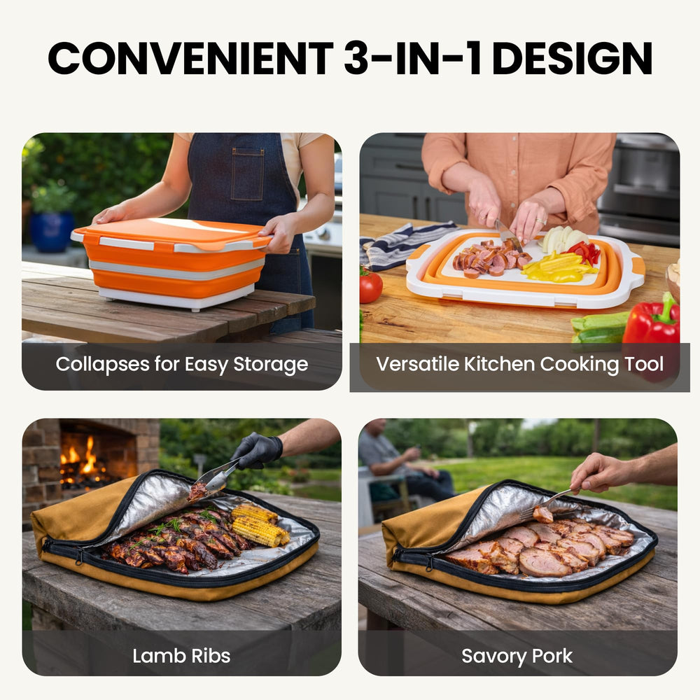 Havenity insulated meat resting blanket open keeping meat warm