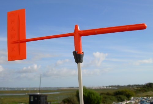 Hawk Marine Little Hawk MK1 close-up of pivot and vane highlighting low-friction durability
