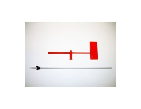 Hawk Marine Little Hawk MK1 installed on dinghy masthead demonstrating quick visual wind cues while sailing