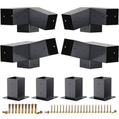 HAYOHRT front packaging showing complete pergola bracket kit and benefits