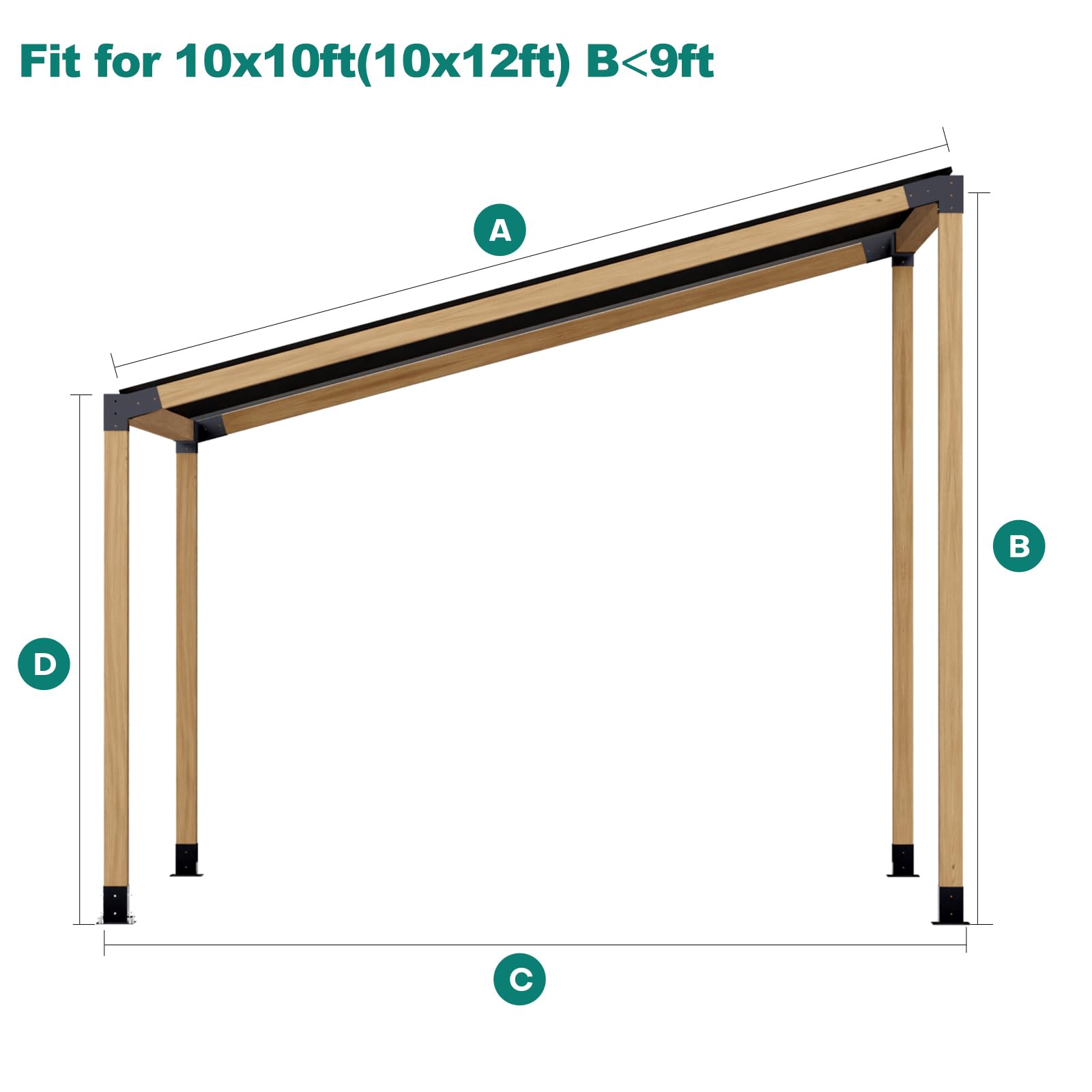 HAYOHRT bracket next to ruler for scale confirming correct 4x4 fit