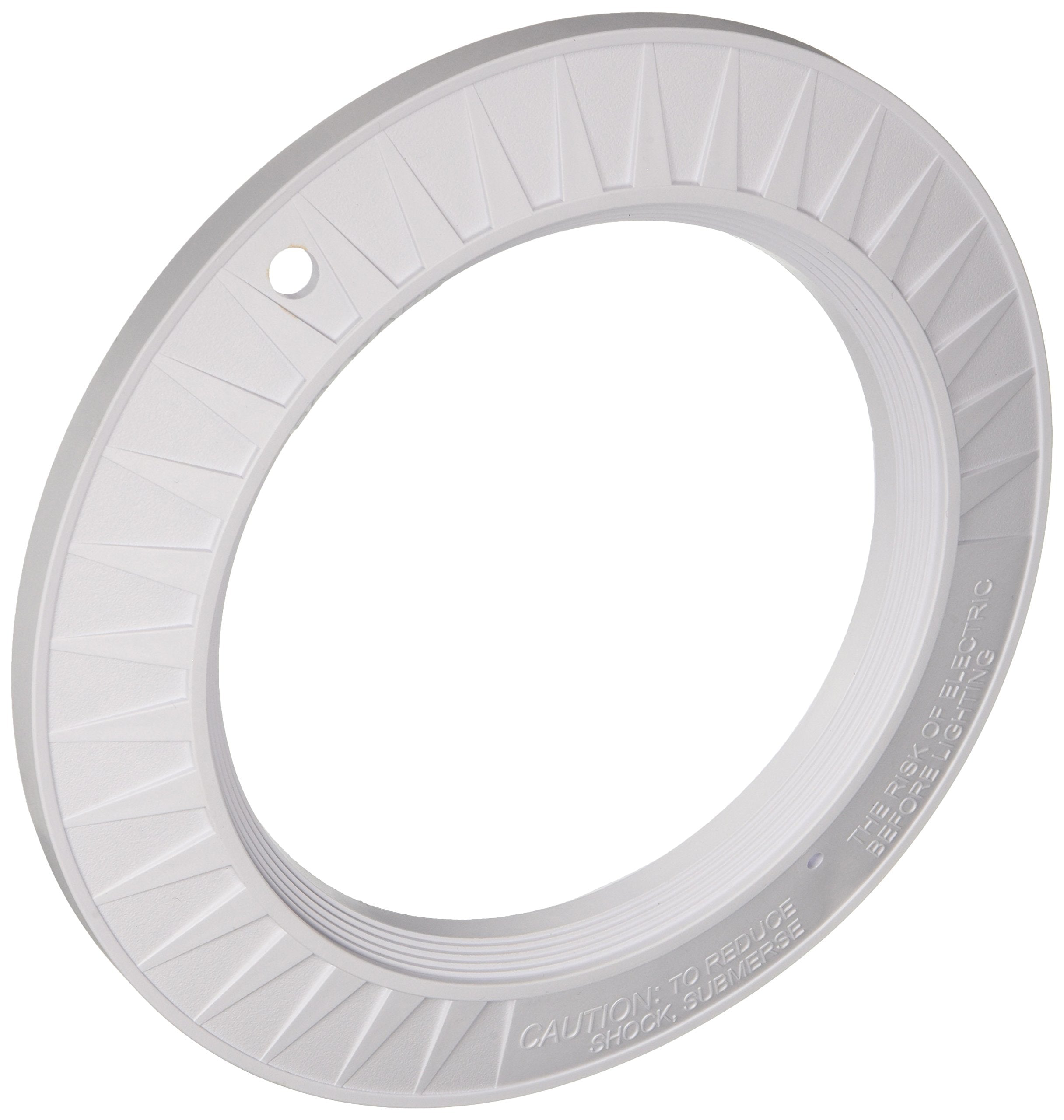 Hayward molded face rim front view showing fit and restored appearance