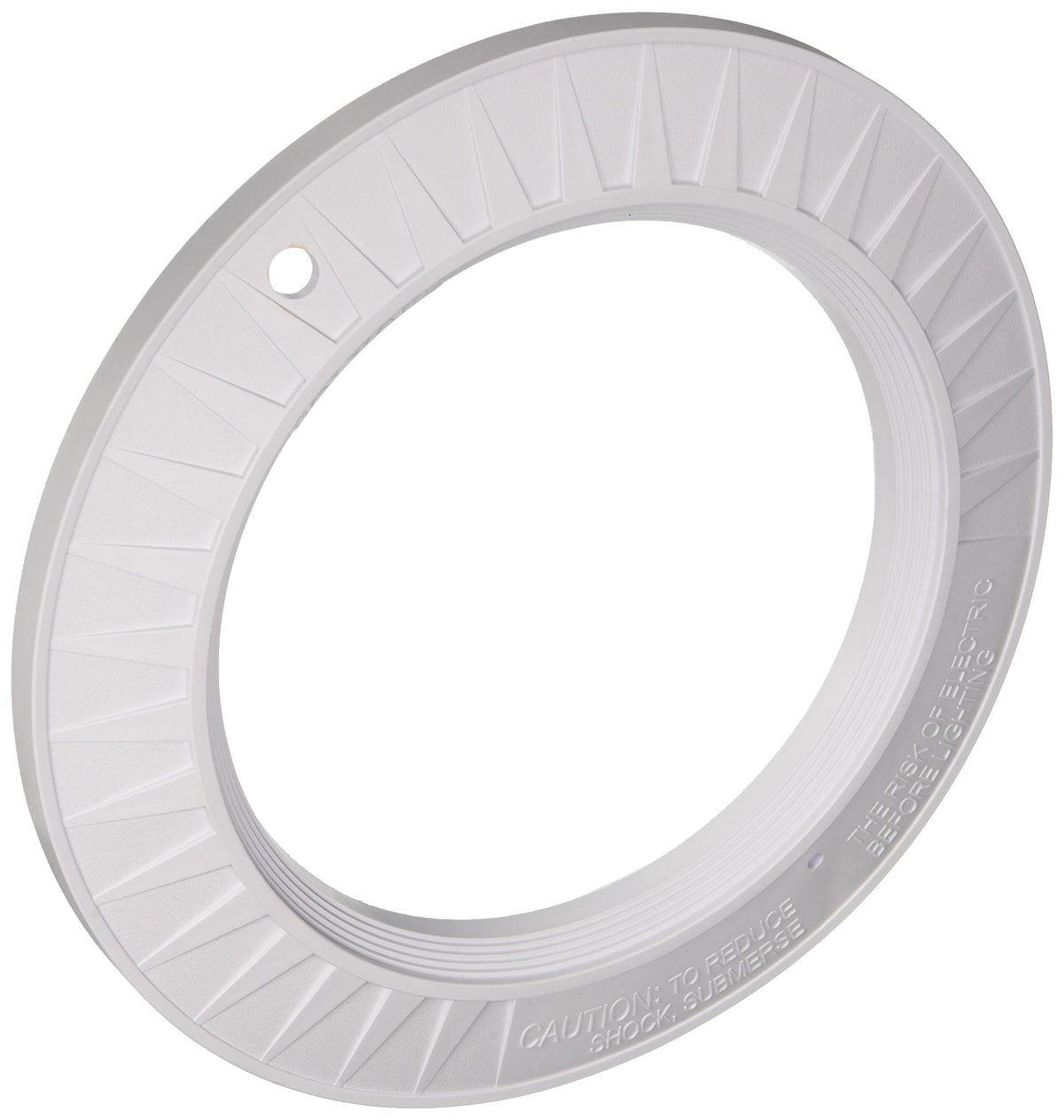 Hayward molded face rim front view showing fit and restored appearance