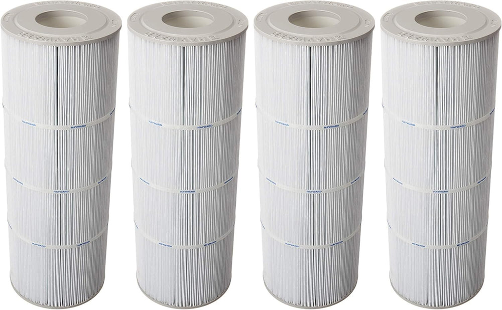 Hayward replacement cartridge pack front view showing four elements and clarity benefit