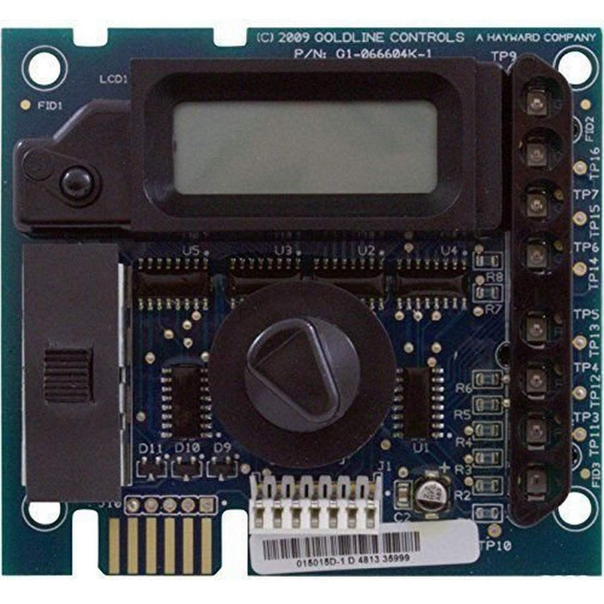 Hayward display front panel showing restored screen and clear controls for easy monitoring