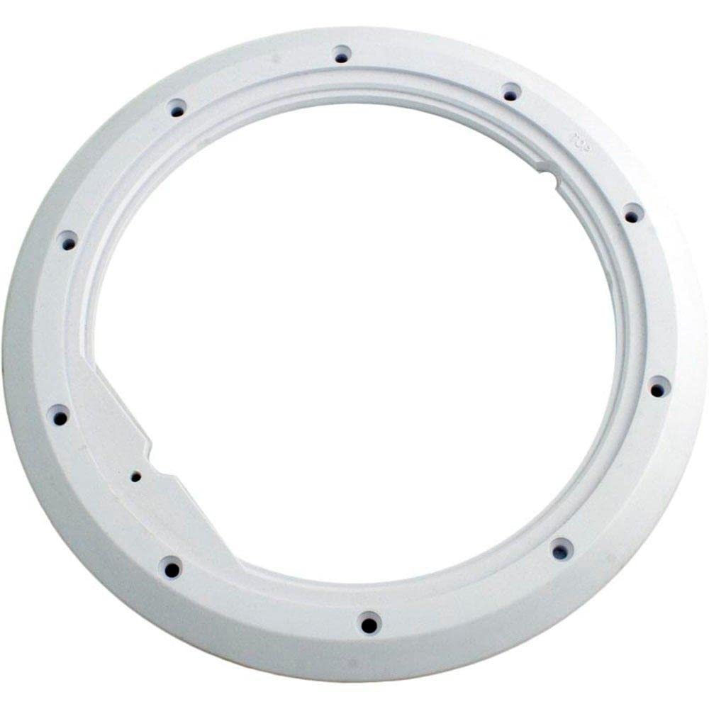Hayward front view of white face plate showing neat finished look and easy installation