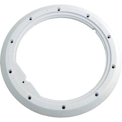 Hayward front view of white face plate showing neat finished look and easy installation