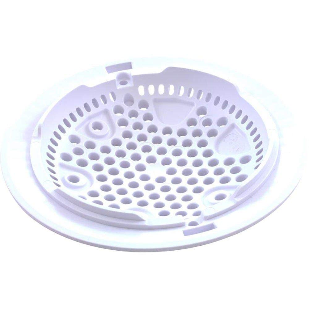 Hayward 8-inch white cover front view showing clean finish and brand fit