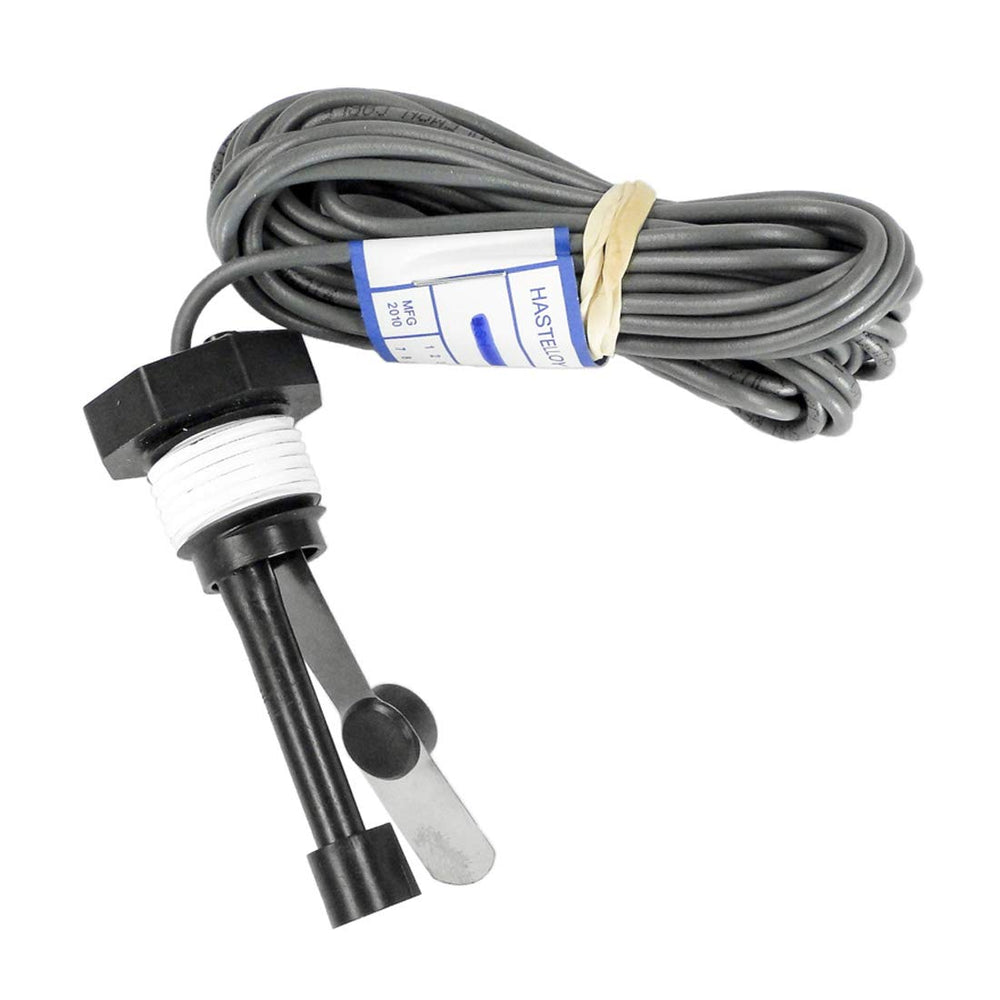 Hayward GLX-FLO-RP front view showing flow switch assembly and mounting features for easy replacement
