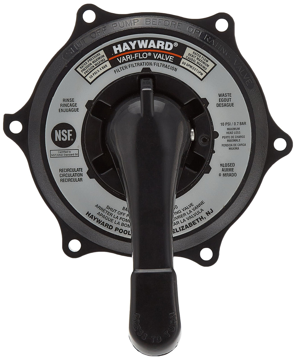 Hayward front view of handle and cover assembly showing durable control