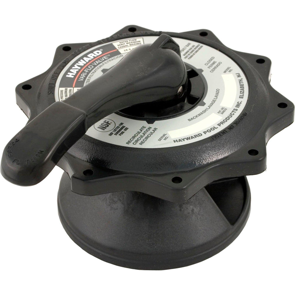 Hayward SPX0715BA3 front view showing black handle and key cover, durable replacement