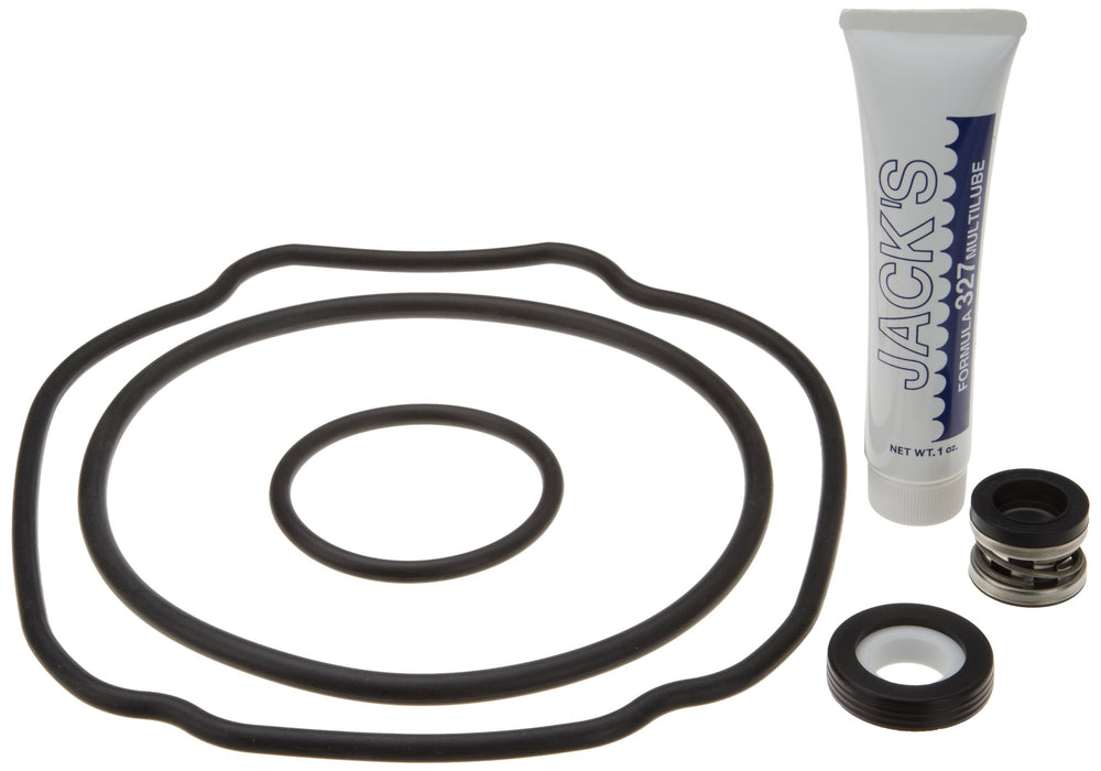 Hayward repair kit front view showing parts, helps prevent pump leaks