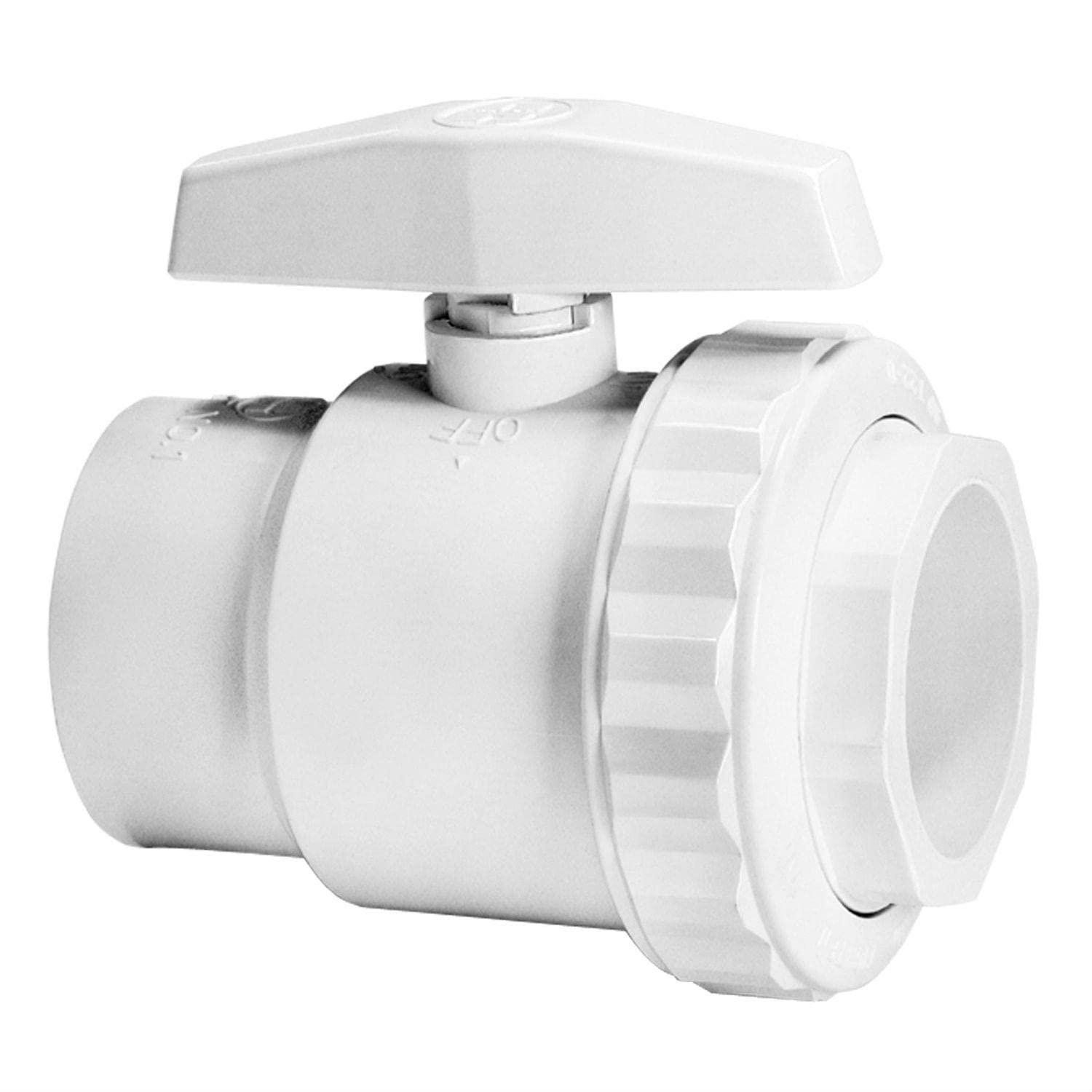 Hayward SP0722 close-up of dial handle and union connector highlighting clear position indication