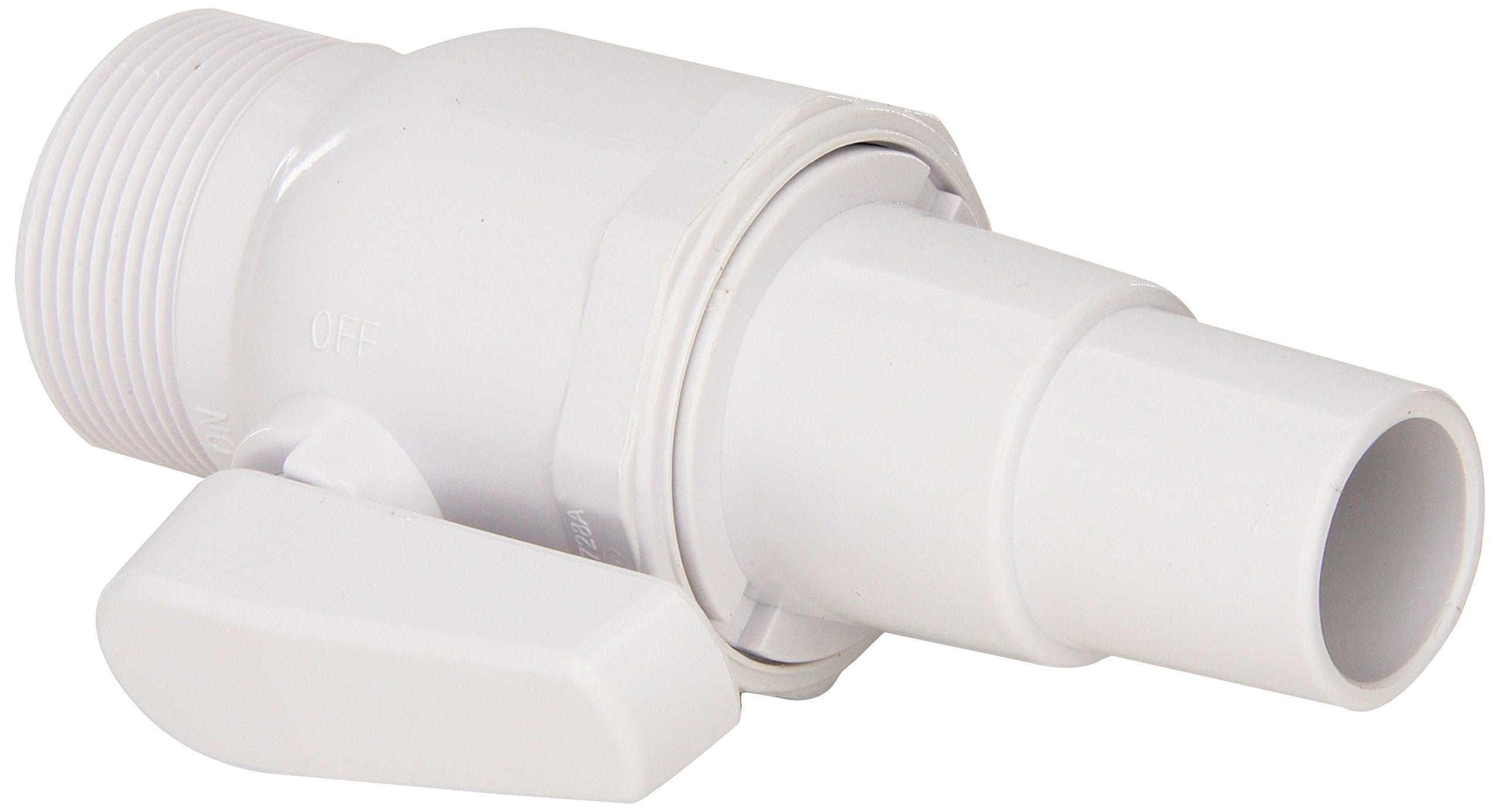 Hayward SP0729 front view showing dial handle and union end for easy maintenance