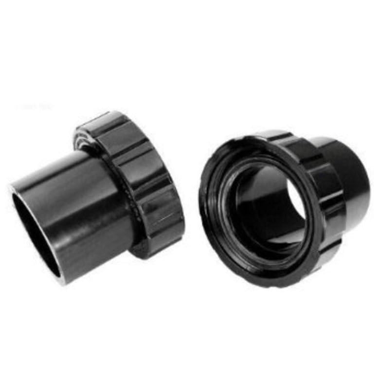 Hayward union connector close-up of threads and seal groove for reliable sealing