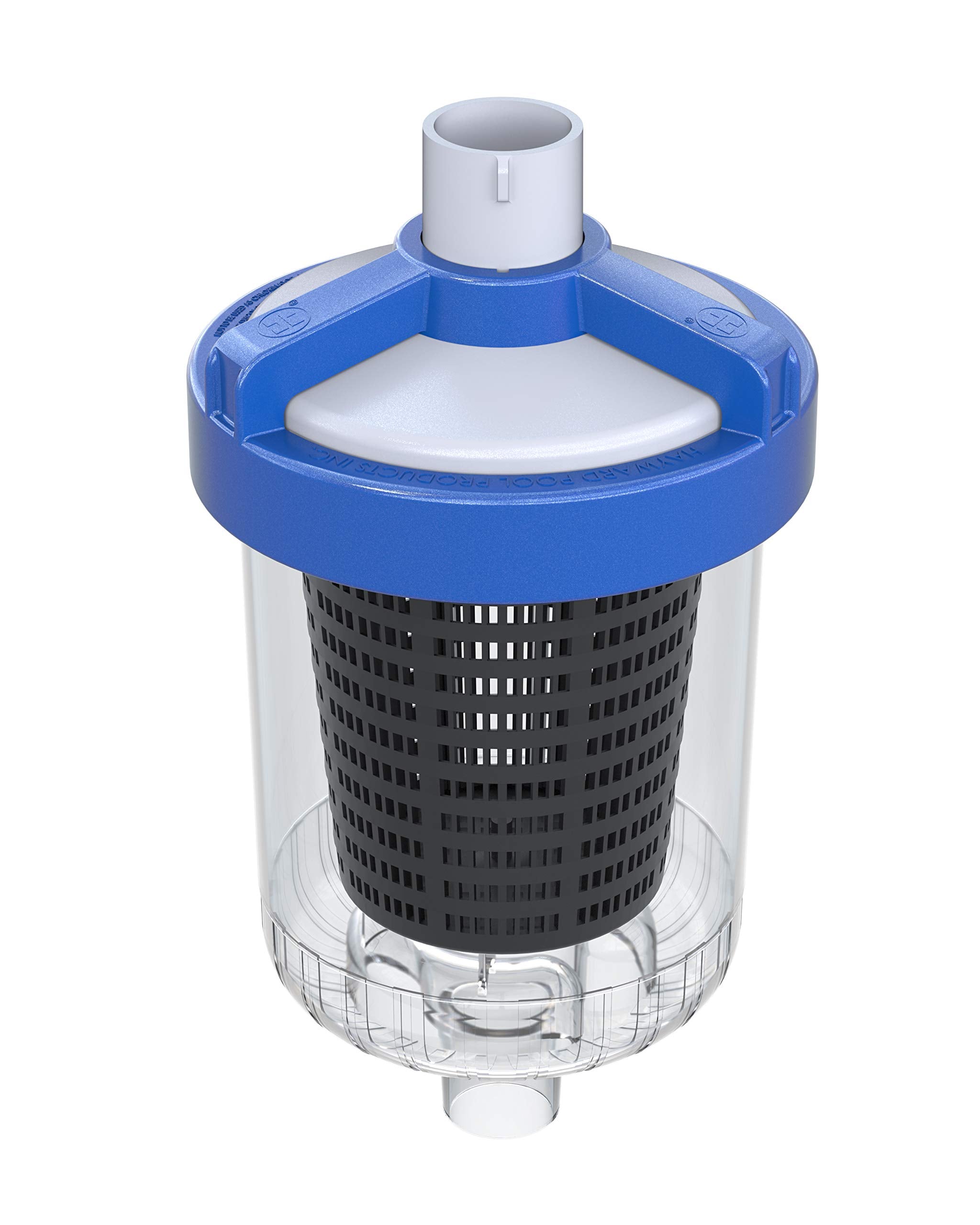Hayward W560 front view showing canister protecting pump and easy-access lid