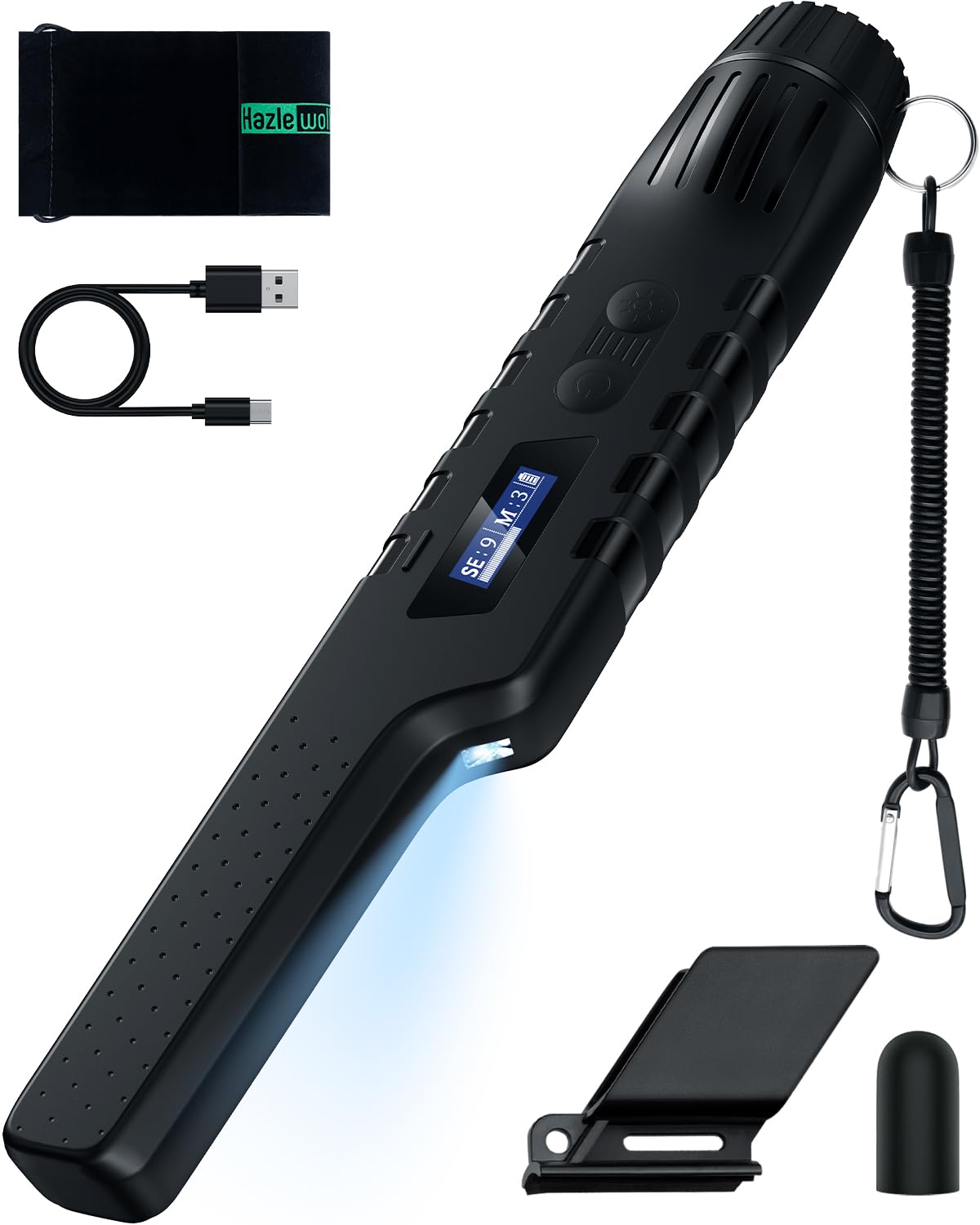 hazlewolke HS-1 front view showing compact design and easy reach